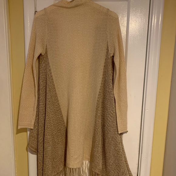Fringed cardigan sweater long - Picture 2 of 8